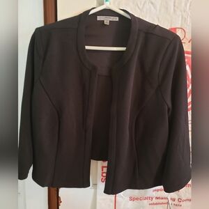 Studio One Cropped Open Jacket